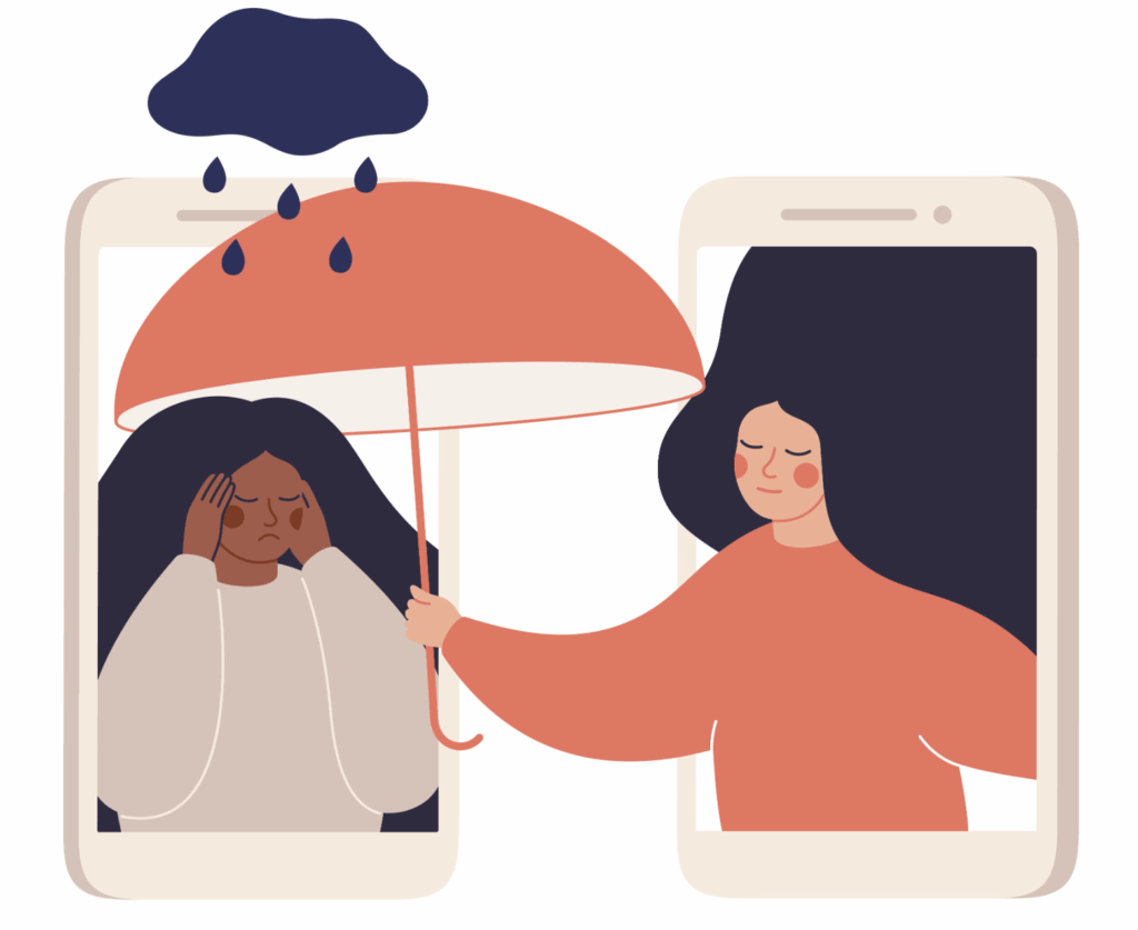 Person getting comprehensive support from a Brightside Financial Assistant
